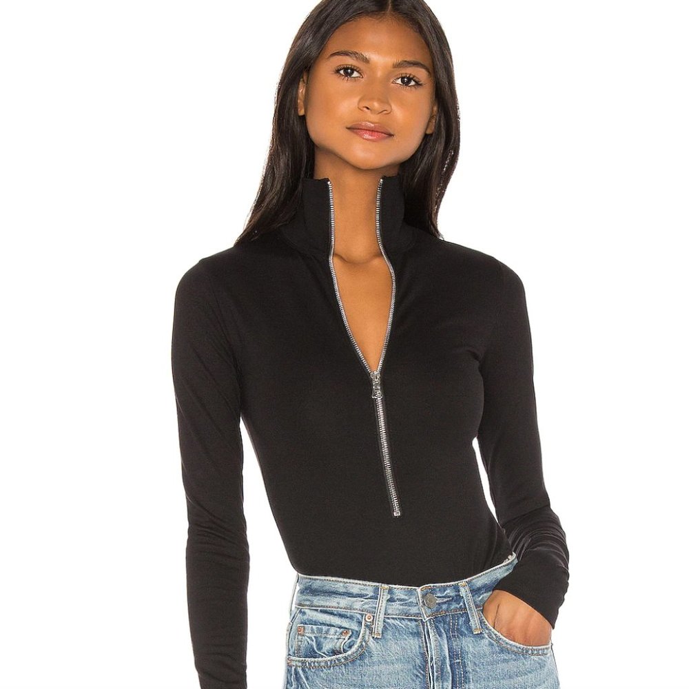 NWOT Zip Front Bodysuit